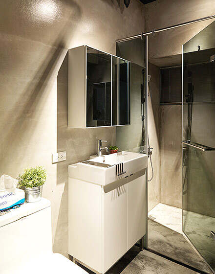 北欧风格小户型卫浴空间设计图