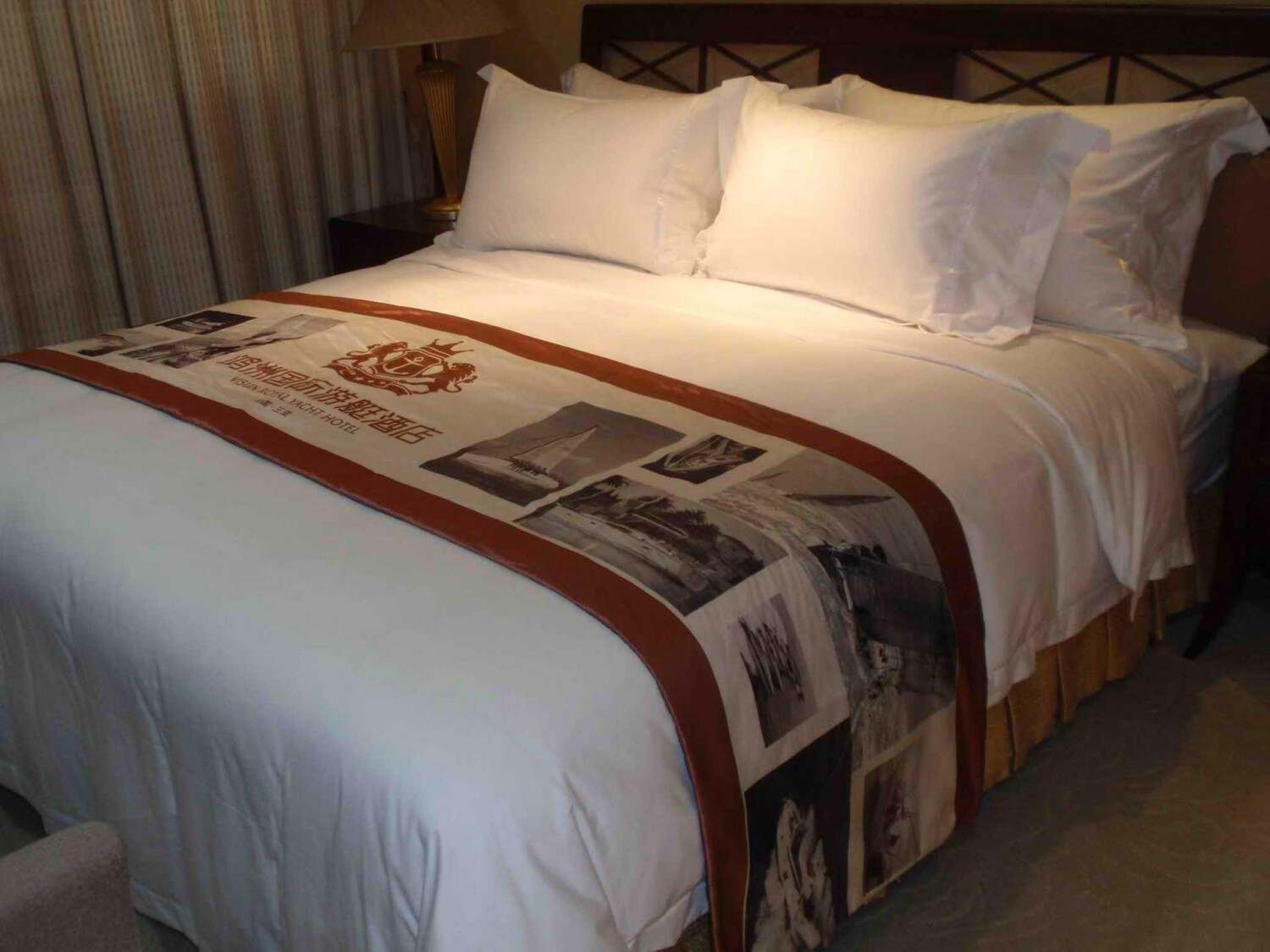 酒店床旗折叠图片大全图片