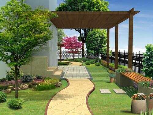 家庭别墅庭院设计的攻略  如何利用花园内的开放空间