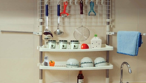 厨房置物架如何安装 显得大方 得体