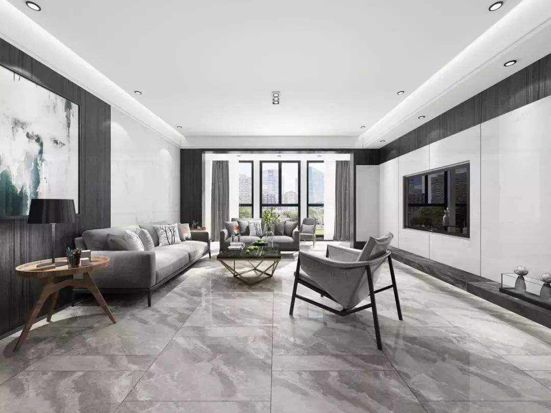 灰色瓷砖搭配打造现代简约家居风格