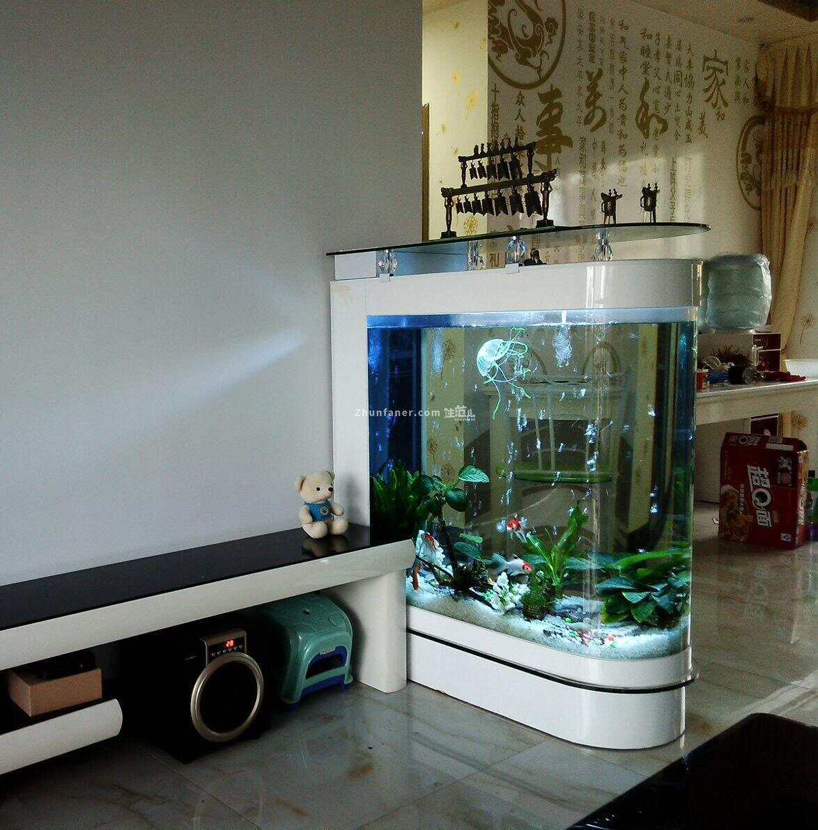 鱼缸摆放位置 在家里图片