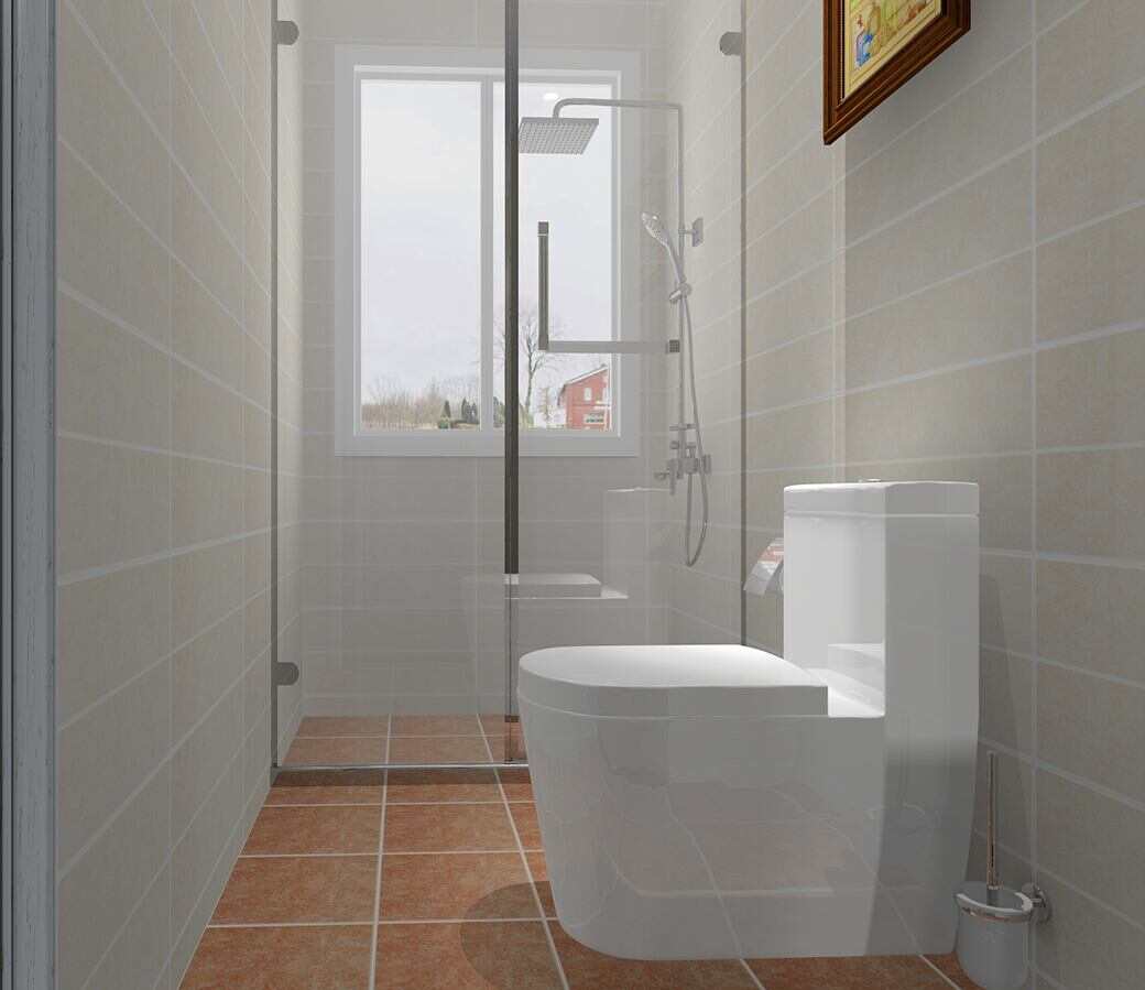 室内效果设计-J&M 卫生间/干湿分离|空间|家装设计|八_玖零 - 原创作品 - 站酷 (ZCOOL)