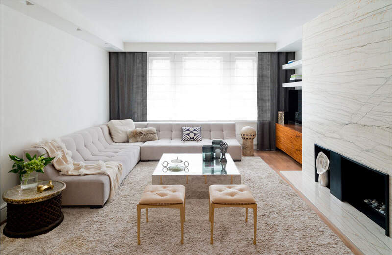 130平米宜家现代风格公寓客厅装修图片