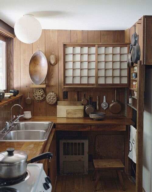 木质复古风格橱柜设计