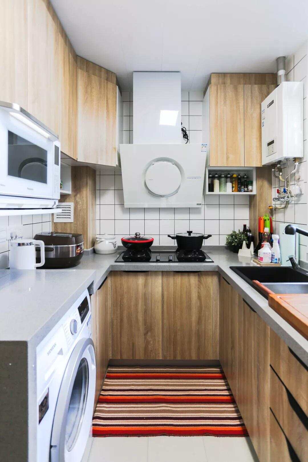 52m²两居室北欧-厨房效果图