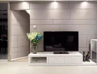 电视墙隐形门设计注意什么 全屋都贴墙纸电视墙怎么做