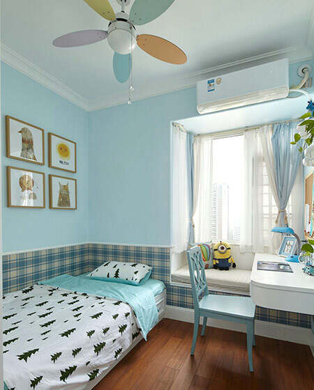 80平美式風格兩居室兒童房設計
