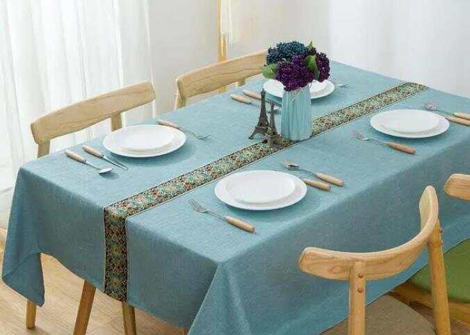长方形餐桌布艺桌布