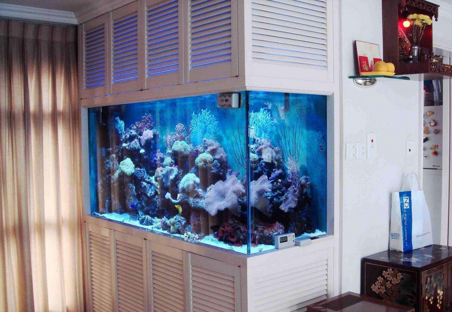 亚克力鱼缸定做之仿真珊瑚布景-上海艺海园景观工程有限公司