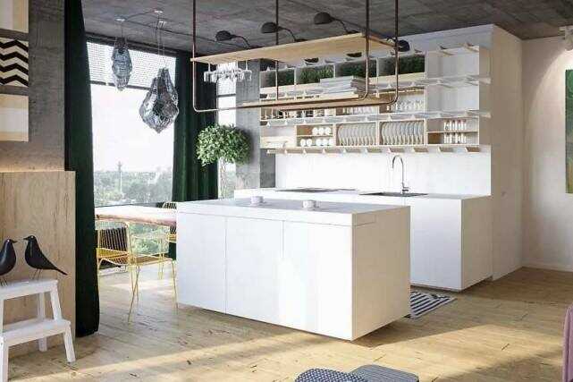 厨房中岛台的优缺点是什么 什么样的户型可以设计厨房中岛