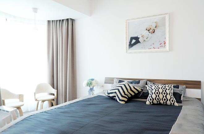 90平米小户型现代极简风卧室参考图
