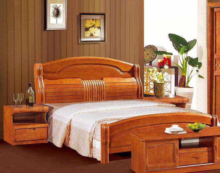 中式实木双人床价格   如何挑选实木双人床