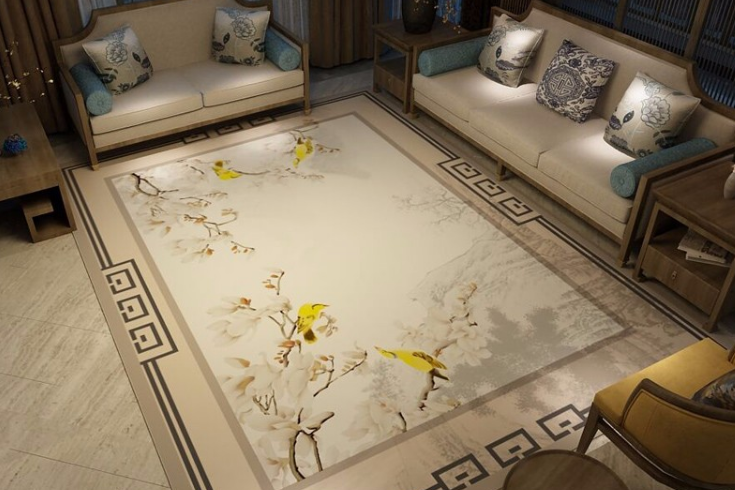 客厅软装地毯怎么设计 地毯哪种材质好