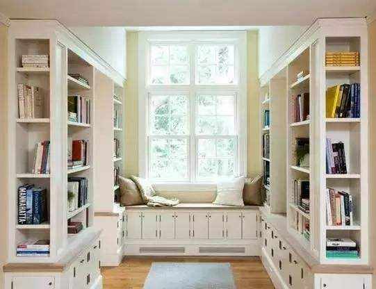 飘窗书房设计打造完美读书角