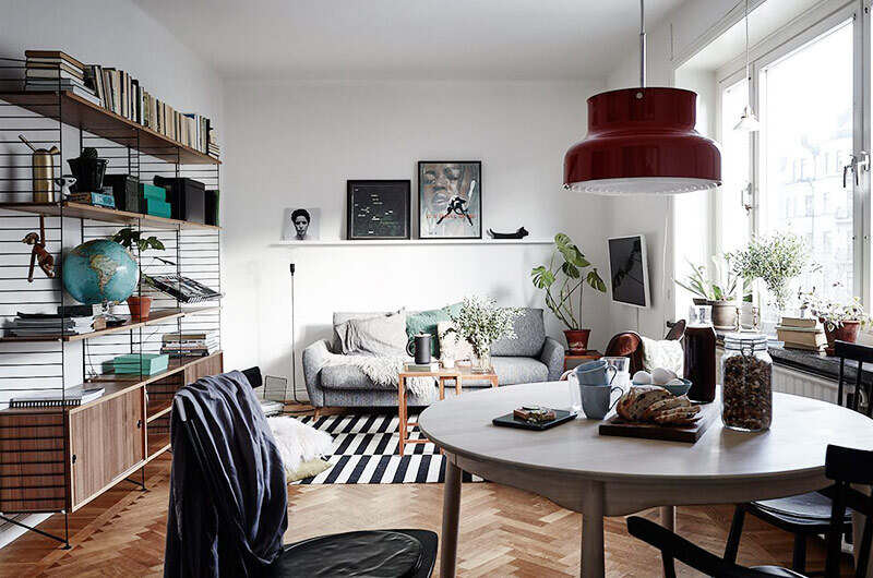 北欧风格小户型客厅布局图片