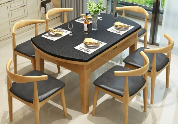 什么材质的餐桌更好 岩板和大理石餐桌的哪个好