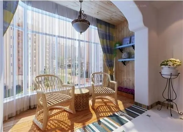 创意阳台布局设计助你打造舒适的休闲区