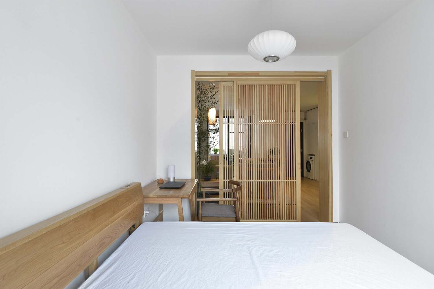 静心竹园中式风格90平两居室卧室效果图