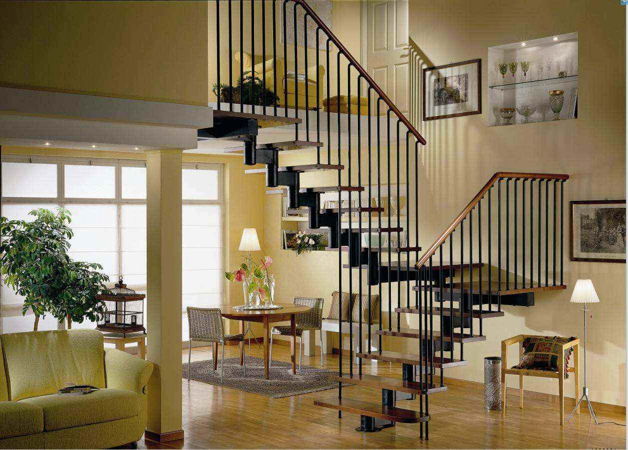 小复式楼楼梯装修效果图欣赏 – 设计本装修效果图
