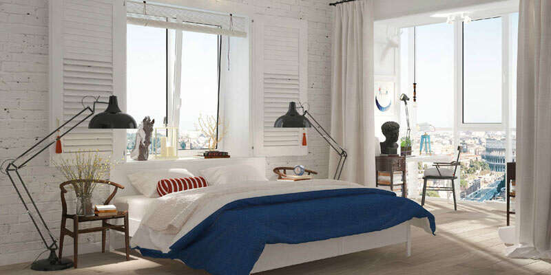 地中海式的卧室设计图