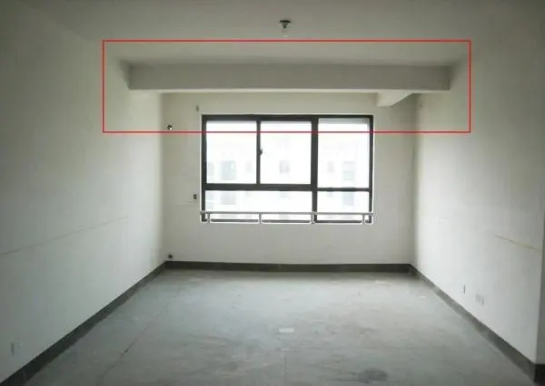 客厅横梁造型处理让空间更精致