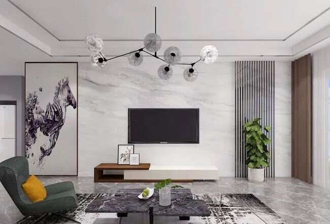客厅电视墙装修设计如何做到好看还实用