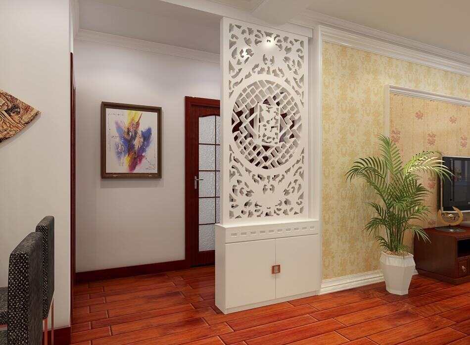 门厅装饰屏风怎么设计  木质材料照样有不同风格