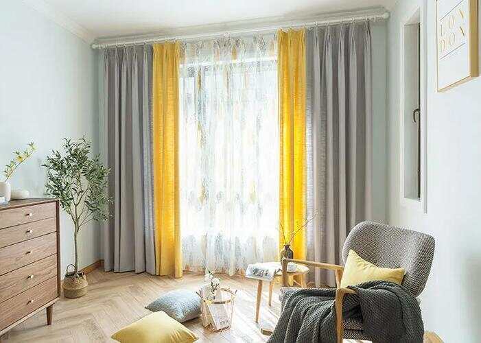 窗帘颜色搭配需要特别注意 同色系搭配设计是永恒的选择