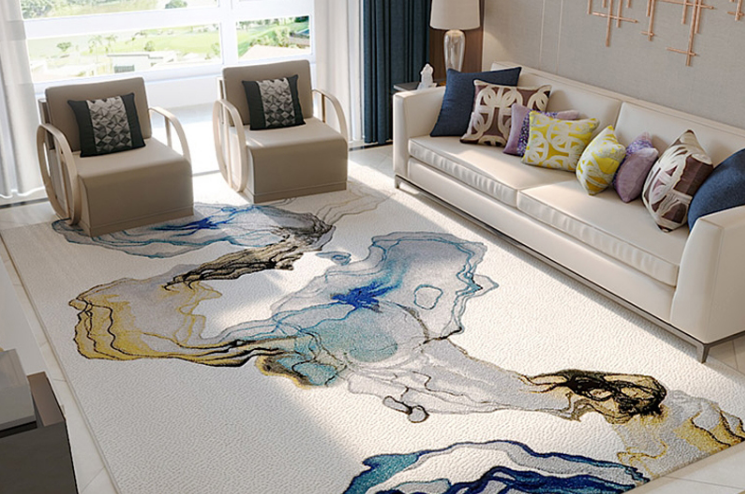 客厅软装地毯的理念是什么 哪些风格适合设计软装地毯